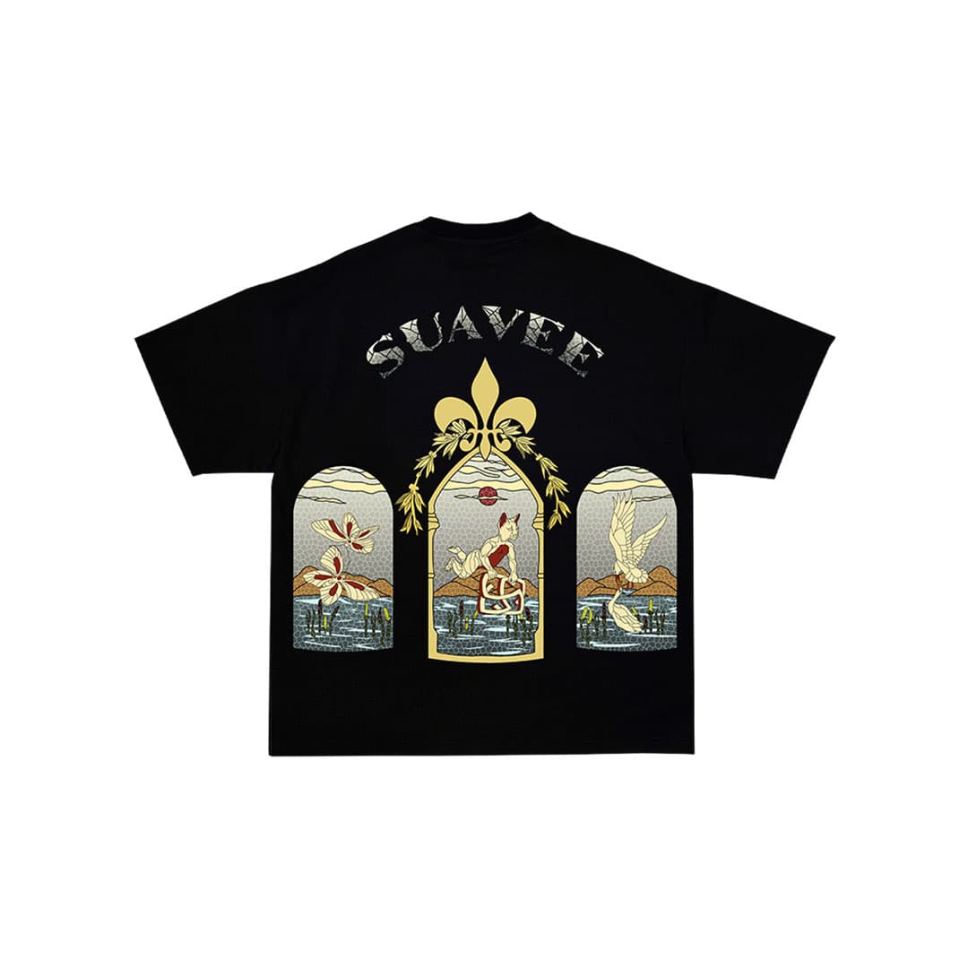 Suavee Broken Glass T-shirt - Black